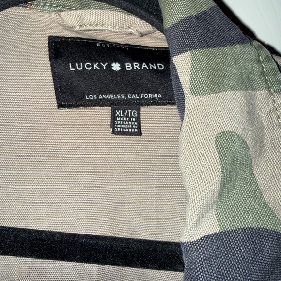 Lucky Brand Camouflage Military Jacket - Picture 3 of 3